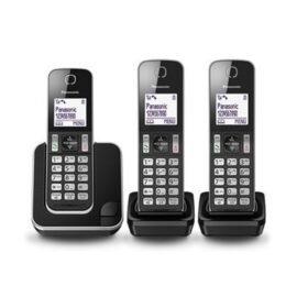 טלפון אלחוטי פנסוניק + 2 שלוחות נוספת PANASONIC דגם KXTGD313