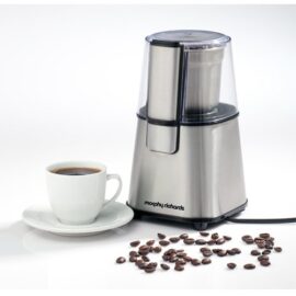 מטחנת קפה ותבלינים בגימור נירוסטה morphy richards דגם 47671