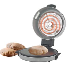 סיר גריל חשמלי לאפיית פיתות 1800W דגם ATL050