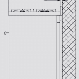 תנור אפיה משולב 70 ס"מ Lofra לופרה PBI76MF קרם