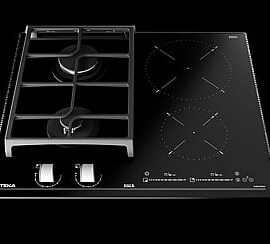 כיריים משולבות 2 להבות גז 2 אינדוקציה 60 ס"מ Teka תקה JZC 64322 AB