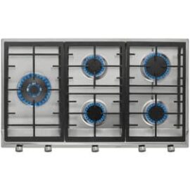 כיריים גז 5 להבות 86 ס"מ Teka תקה EWF 90 5G AI AL TR CI נירוסטה