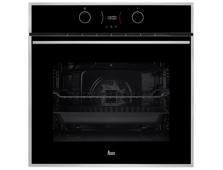 Horno-HLB-840-INOX-41560070-(foto-frontal)(2) תנור אפיה בנוי Teka תקה HLB 840 BK זכוכית שחורה