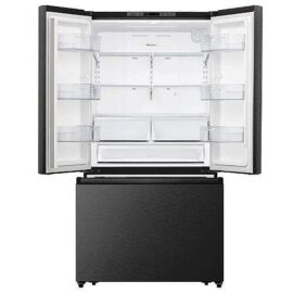 מקרר מקפיא תחתון 3 דלתות 765 ליטר Hisense הייסנס RT-102B עם מנגנון שבת נירוסטה מושחרת