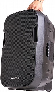 QL900_30052021134248_large מערכת קריוקי ניידת מקצועית 15 אינץ' 800W עם שני מיקרופונים QL Milano QL900 - צבע שחור