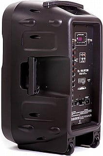 QL900_30052021134354_large מערכת קריוקי ניידת מקצועית 15 אינץ' 800W עם שני מיקרופונים QL Milano QL900 - צבע שחור