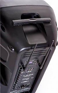 QL900_30052021134453_large מערכת קריוקי ניידת מקצועית 15 אינץ' 800W עם שני מיקרופונים QL Milano QL900 - צבע שחור