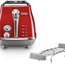 מצנם 2 פרוסות דה לונגי DeLonghi דגם CTOC2103.R אדום