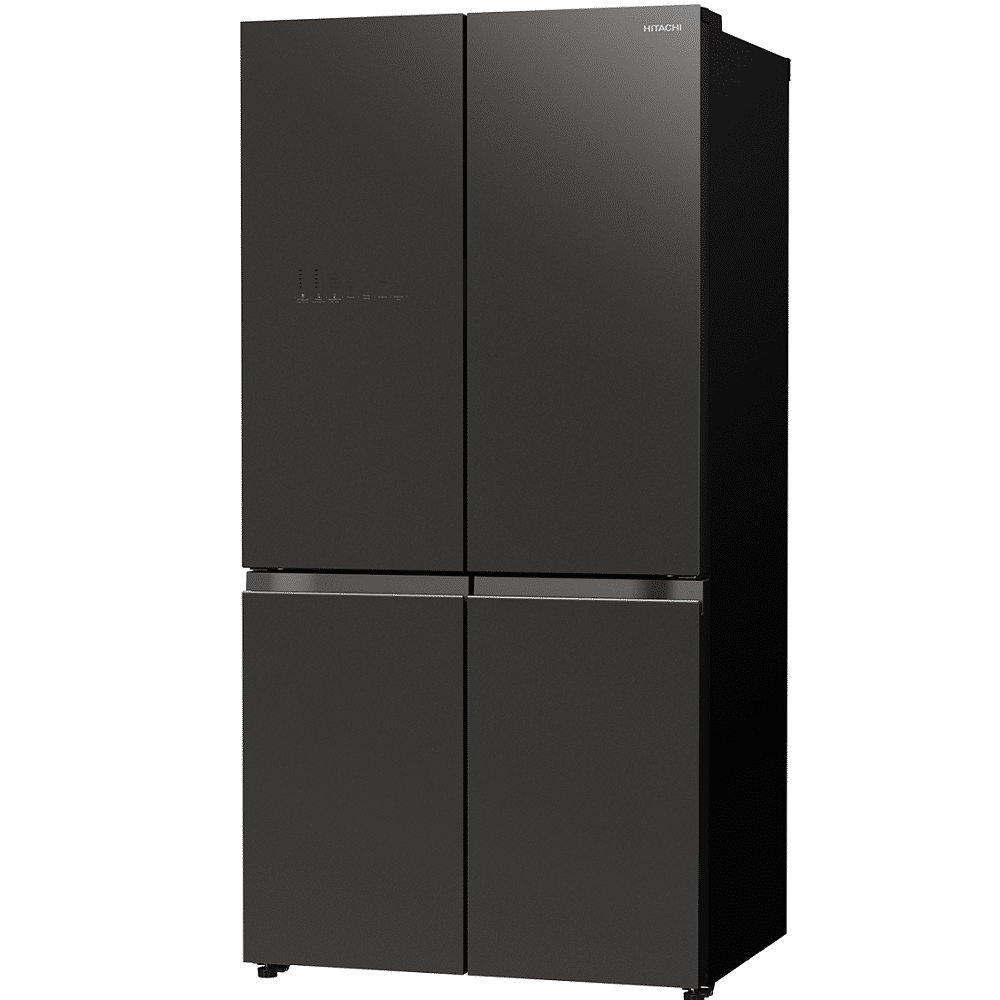 r-wb640-1 מקרר 4 דלתות מקפיא תחתון מבית היטאצ'י HITACHI גימור זכוכית גרפיט דגם RWB640OVRS (GMG)