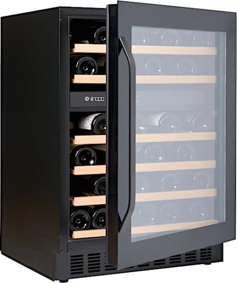 b_1 (12) מקרר יין אינטגרלי/Free Standing עד 46 בקבוקים Vinopo NS-45BD - צבע שחור