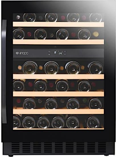 b_2 (12) מקרר יין אינטגרלי/Free Standing עד 46 בקבוקים Vinopo NS-45BD - צבע שחור