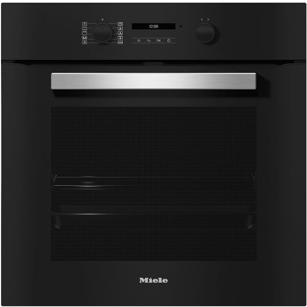 1 תנור אפיה בנוי פירוליטי Miele מילה H 2467 BP Active שחור משולב נירוסטה