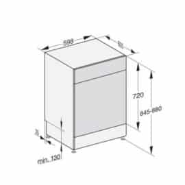 מדיח כלים רחב Miele מילה G5110 CLST נירוסטה