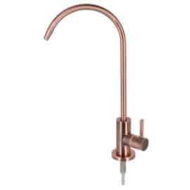 מערכת סינון מים וברז מעוגל ידית אחת - קרים בלבד Novea נובע דגם PRT705 1IN1 צבע רוז גולד