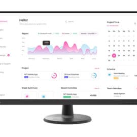מסך מחשב 31.5'' לנובו Lenovo דגם Lenovo D32-40 FHD LED 4ms שחור