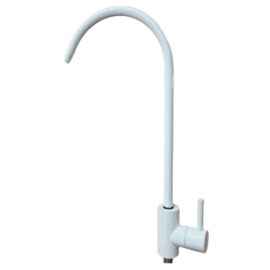 מערכת סינון מים וברז מעוגל ידית אחת - קרים בלבד Novea נובע דגם PRT705 1IN1 צבע לבן