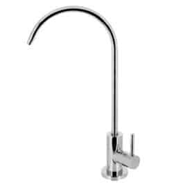 מערכת סינון מים וברז מעוגל ידית אחת - קרים בלבד Novea נובע דגם PRT705 1IN1 צבע כרום ניקל