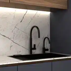 מערכת סינון מים ברז ידית אחת - קר וחם Novea נובע 2IN1 דגם ICH2100 צבע שחור מט