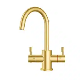 מערכת סינון מים ברז 2 ידיות - קר וחם Novea נובע 2IN1 דגם ICH2200 צבע זהב