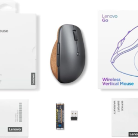 עכבר אלחוטי אנכי Lenovo Go Wireless Vertical Mouse לנובו
