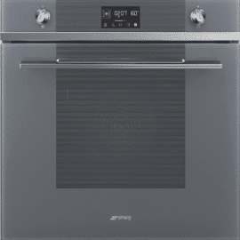 תנור בנוי סמג 60 דיגי אפור סילבר לינאה חדש SO6102TS Smeg