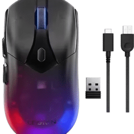 עכבר גיימינג אלחוטי Lenovo Legion M410 RGB GY51P83012 - צבע Transparent Black