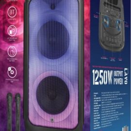 בידורית Bluetooth דגם LAVO עם 2 מיקרופונים אלחוטיים מבית Pure Acoustics