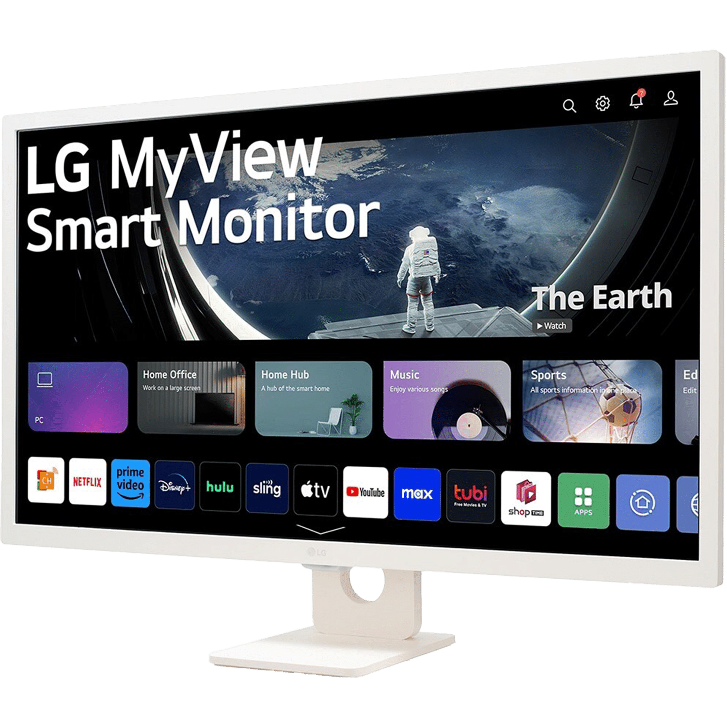smart-32sr50f-desktopzoom-02 מסך מחשב חכם כולל שלט 31.5'' LG MyView IPS FHD אל ג'י דגם - 32SR50F-W