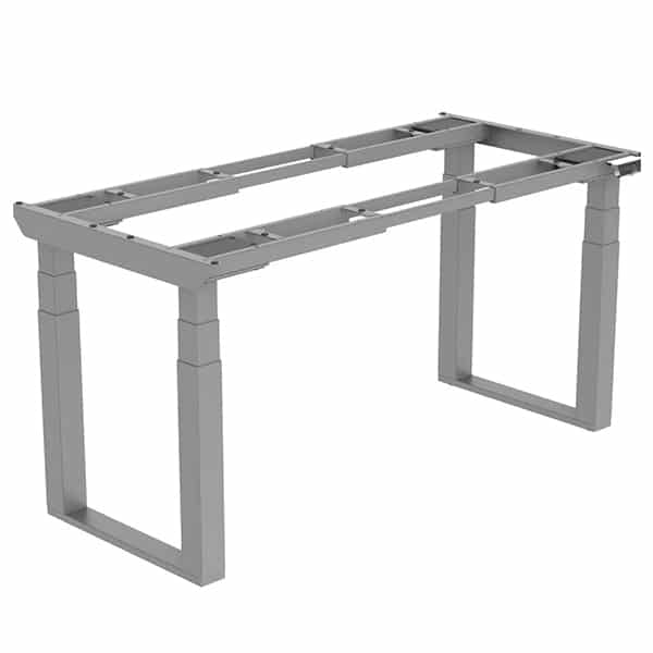 שולחן-מתכוונן-חשמלי-4-מנועים-דגם-QUADRO-שלדה.png שולחן עמידה חשמלי מתכוונן 4 מנועים קיסר KEISAR דגם QUADRO