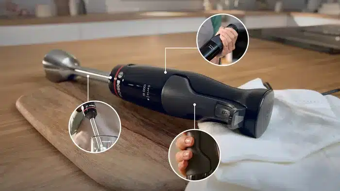 בלנדר מוט סדרה 4  ErgoMaster 1000W בוש BOSCH דגם - MSM4B610 שחור