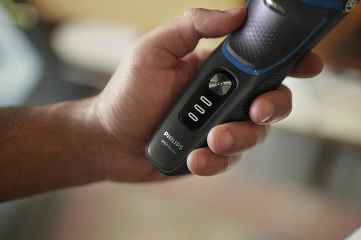 8720689018944_5 מכונת גילוח חשמלית לשימוש יבש ורטוב סדרה Shaver 3000 Series פיליפס Philips דגם - S3344/13