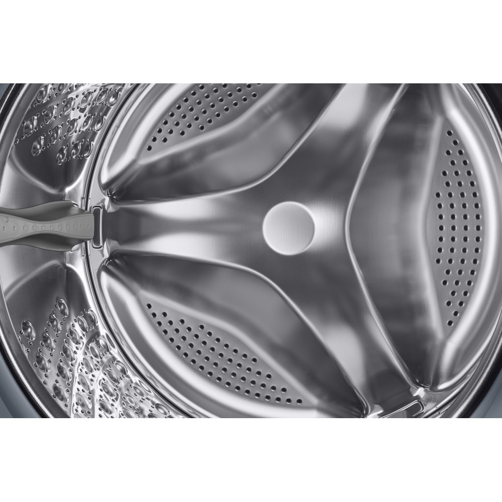 4 מכונת כביסה פתח חזית 11 ק"ג Samsung סמסונג WW11BB5044AW דלת שחורה