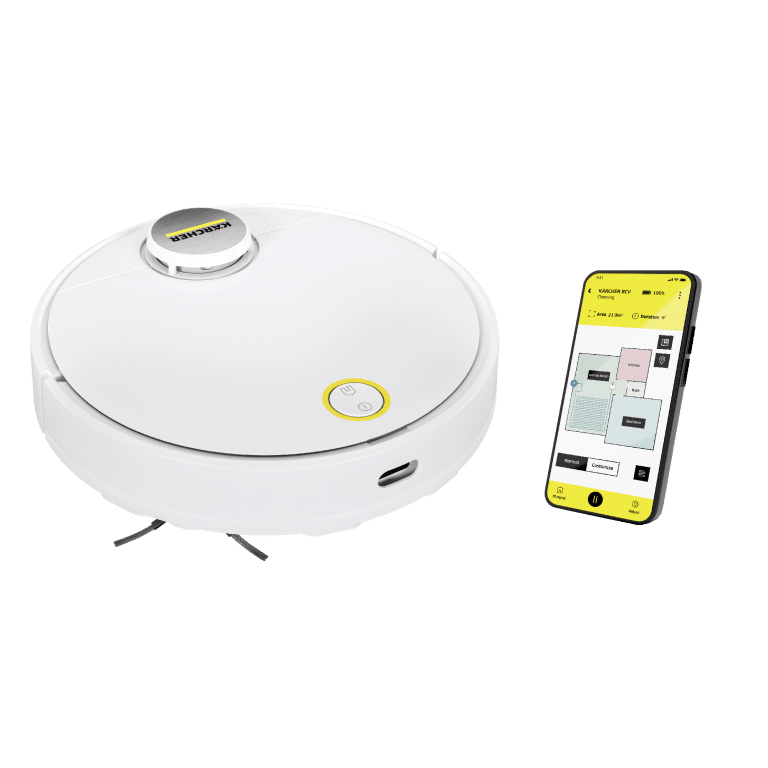 1 שואב שוטף רובוטי קרשר Karcher דגם RCV 3 - אחריות לשנה ע''י דן שלדן היבואן הרשמי