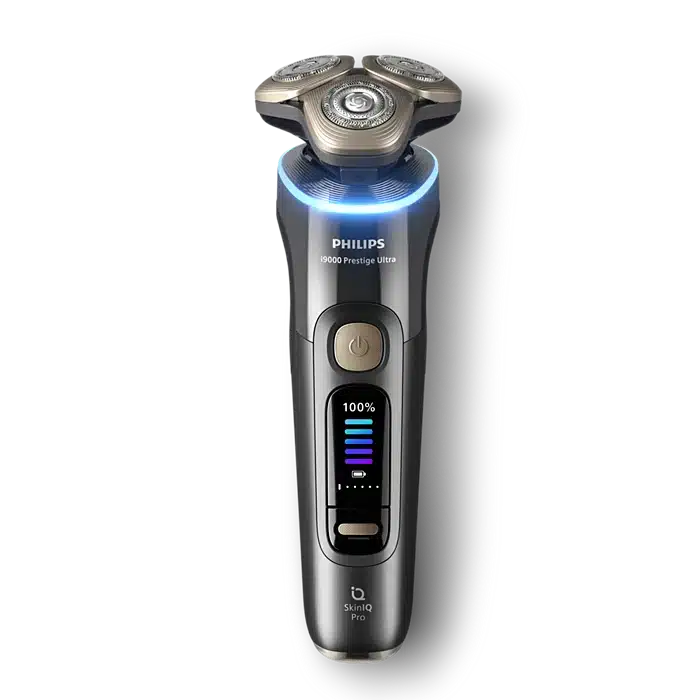 4 i9000 Prestige Ultra מכונת גילוח חשמלית לשימוש יבש ורטוב עם פיליפס SkinIQ Pro PHILIPS דגם - XP9402/31 prestige