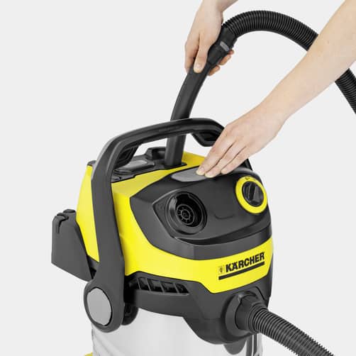 9 שואב אבק יבש רטוב כולל מפוח Karcher קרשר דגם WD5 premium - אחריות לשנה ע׳׳י דן שלדן היבואן הרשמי