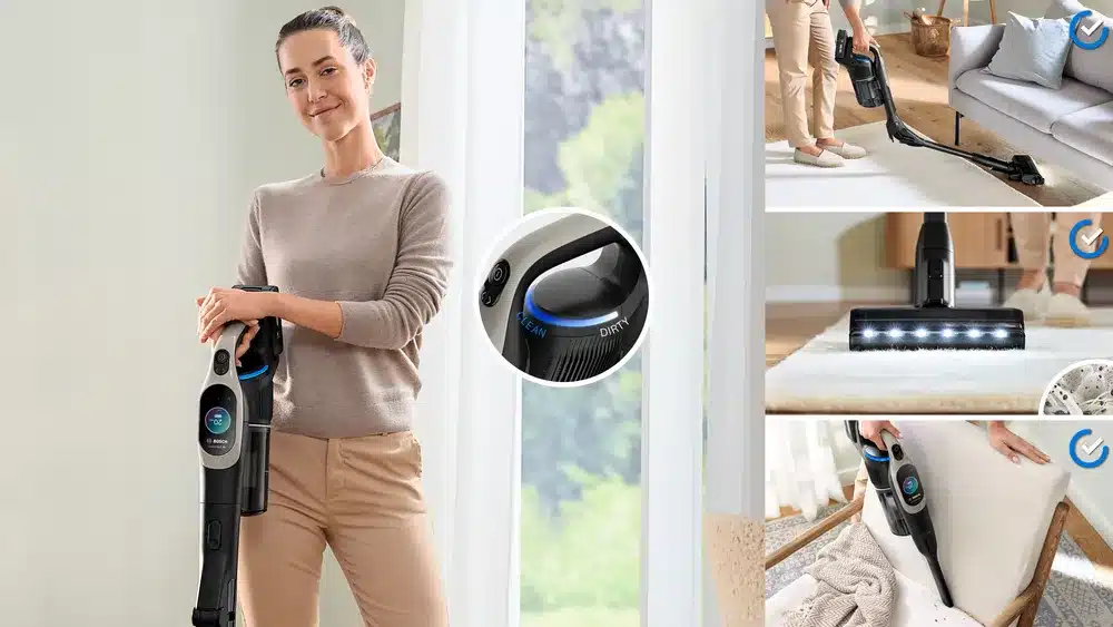 12 שואב אבק נטען Unlimited 10 אפור גרפיט בוש Bosch דגם BBS1041GQC