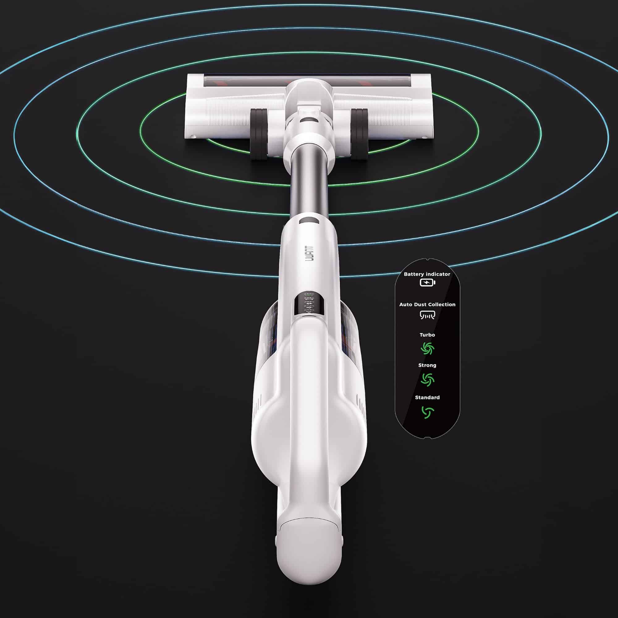 1_aaa8fa0e-0a31-4fbc-9db6-c5c08cb31c3a שואב אלחוטי עם עמדת ניקוי עצמי UWANT אוואנט דגם - V500