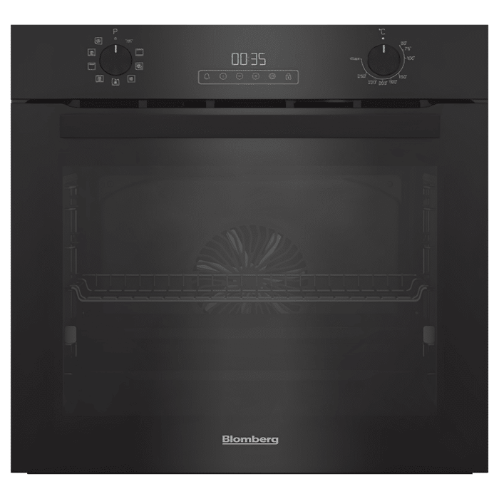 355415-1 תנור אפיה בנוי Blomberg בלומברג ROEN8207IL AIR FRY זכוכית שחורה