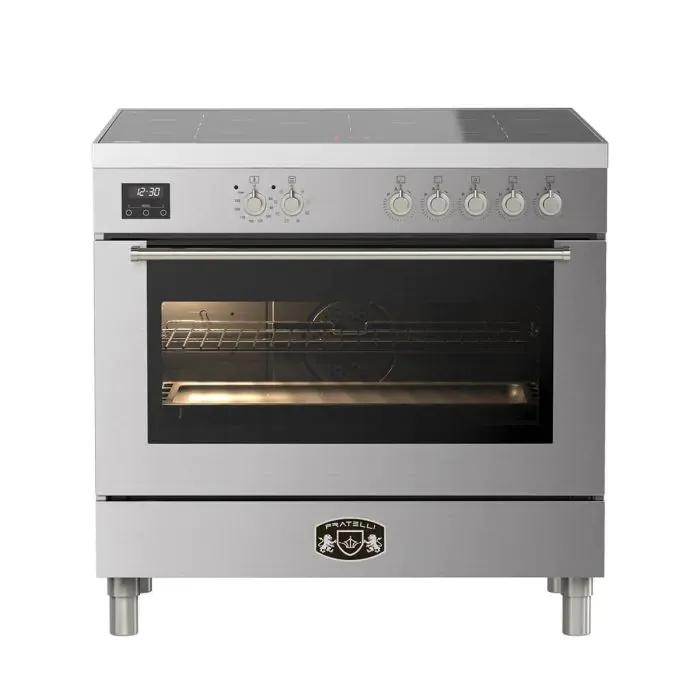 7291044146295_4 תנור משולב Fratelli פרטלי אינדוקציה 90 ס"מ מילאנו FRO-MI999X-IND נירוסטה