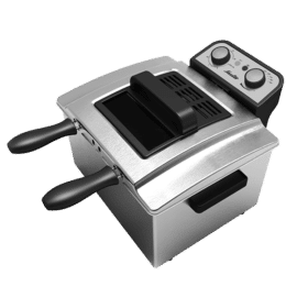 סיר טיגון עמוק כפול 5 ליטר Sauter סאוטר דגם SDF502