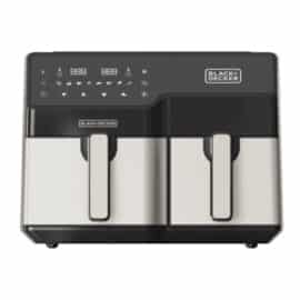 סיר טיגון 2 תאים 5.5L+3.5L דיגיטלי 2500W שחור דגם מבית BLACK&DECKER בלאק אנד דקר דגם BXAF9000E