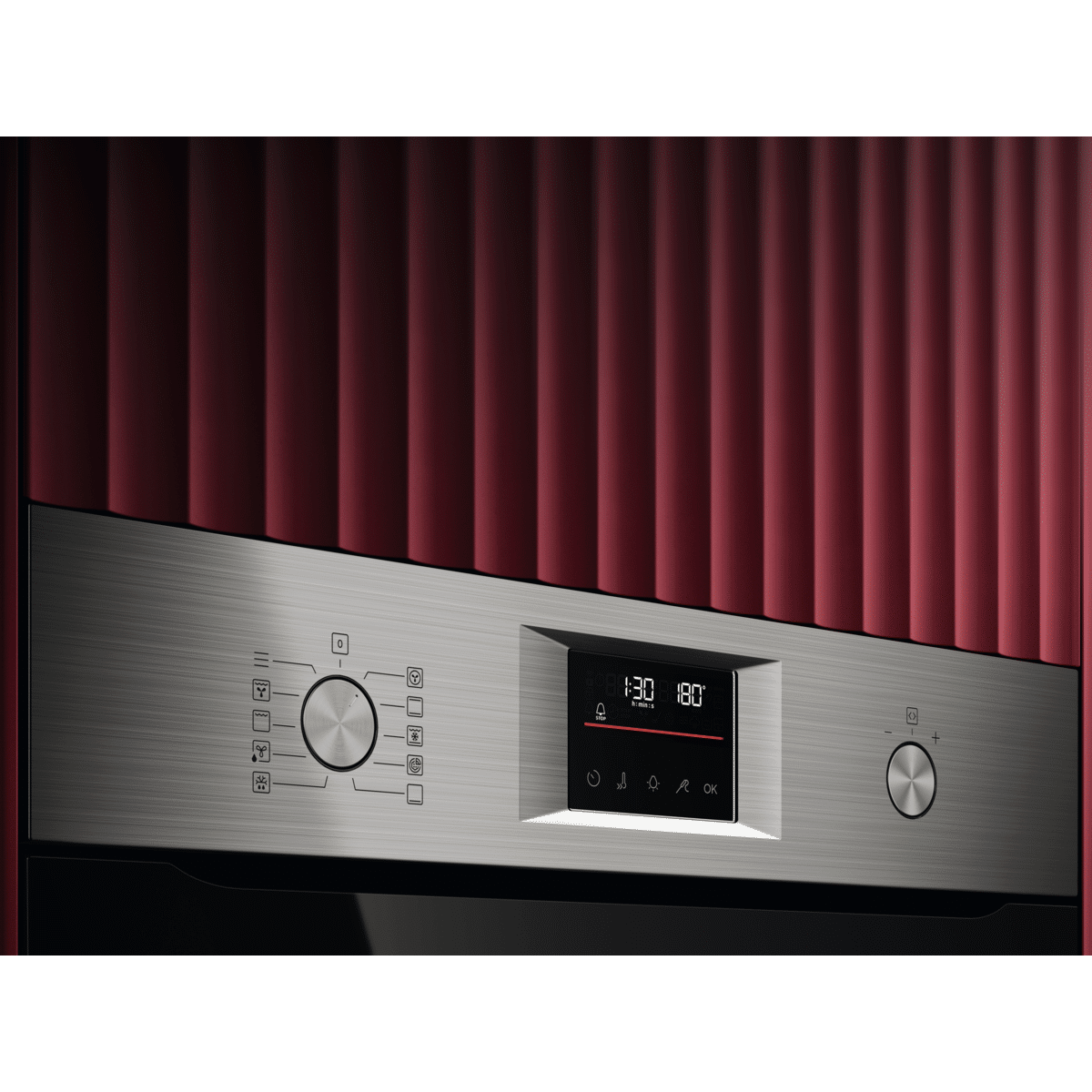 3 תנור אפיה בנוי פירוליטי AEG א.א.ג ABS65421M נירוסטה