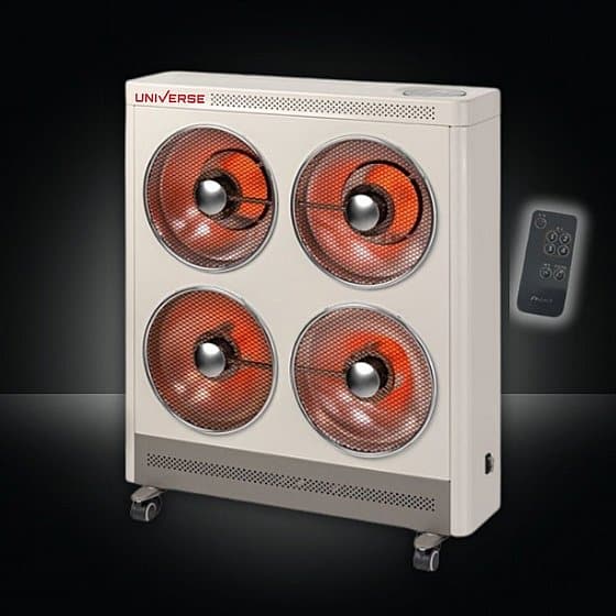 349_201020251537291178_large תנור חימום קרמי מקרן רביעייה עוצמתי במיוחד 3000W עם שלט NRI-9300 UNIVERSE