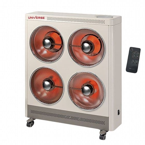 349_201020251537301179_large תנור חימום קרמי מקרן רביעייה עוצמתי במיוחד 3000W עם שלט NRI-9300 UNIVERSE