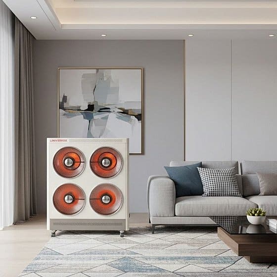 349_201020251537311180_large תנור חימום קרמי מקרן רביעייה עוצמתי במיוחד 3000W עם שלט NRI-9300 UNIVERSE