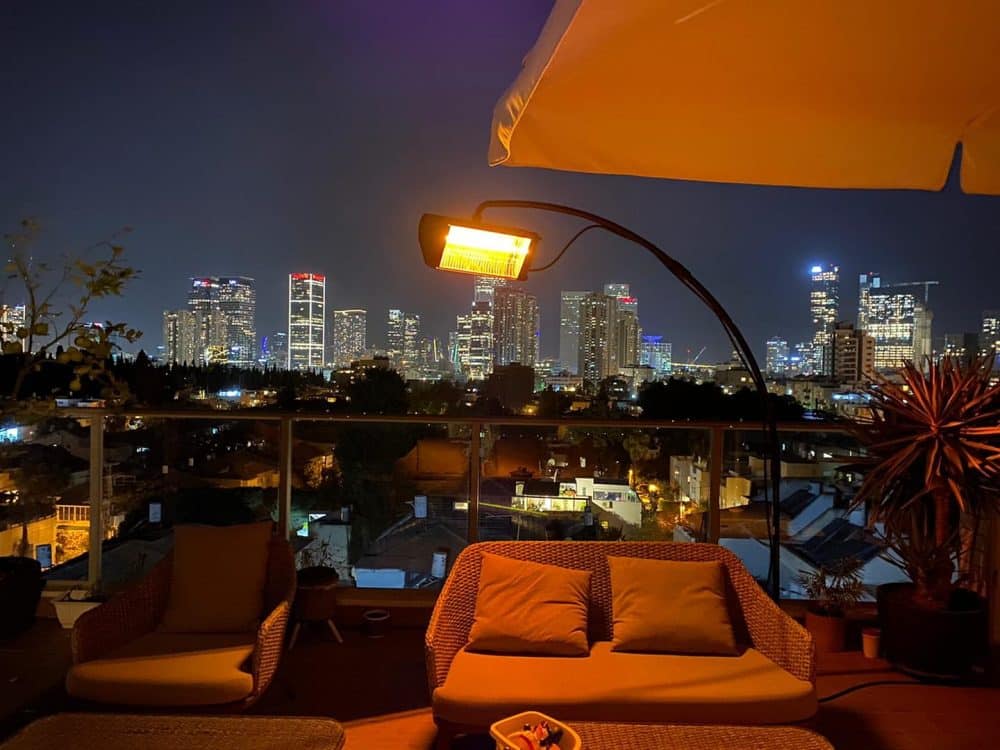 ba6a965a2dfde7c8844a5f0b971dbcd3-1000x750 תנור אינפרא אדום + שלט | דגם BOSTON premium 2500W | שחור מט