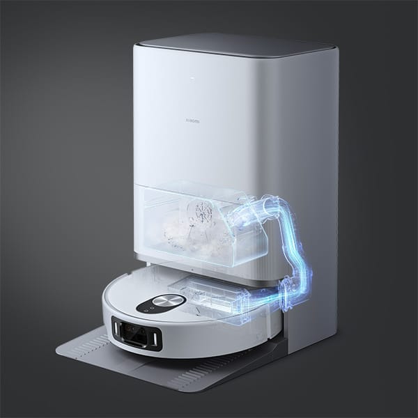 bdc8fb8a-da27-4767-b5cc-24f4becd8c3f שואב אבק שוטף רובוטי שיאומי דגם Xiaomi Robot Vacuum 5 Pro בצבע לבן