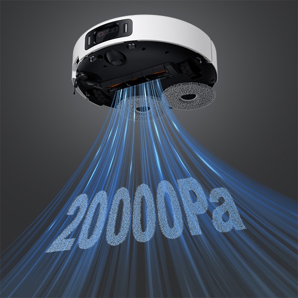 e8ca3e34-0fec-4cd2-a534-08525402efeb שואב אבק שוטף רובוטי שיאומי דגם Xiaomi Robot Vacuum 5 Pro בצבע לבן