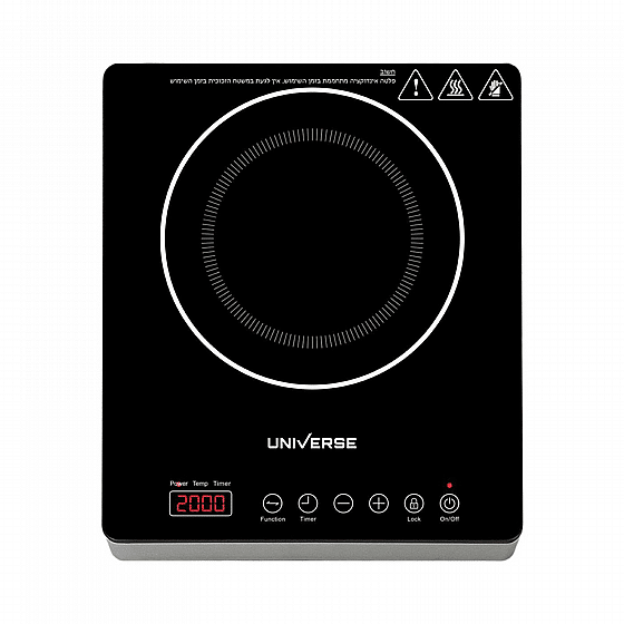 3 כירה חשמלית יחיד אינדוקציה יוניברס UNIVERSE דגם NRI-3102N
