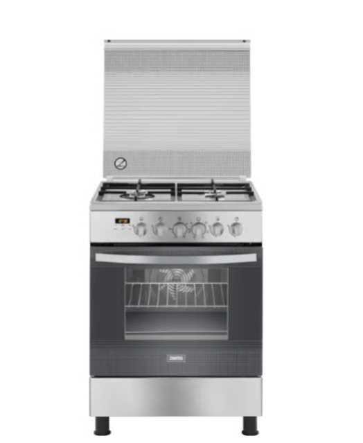 1 תנור אפייה משולב כיריים גז ZANUSSI זנוסי דגם - ZCK67326XA